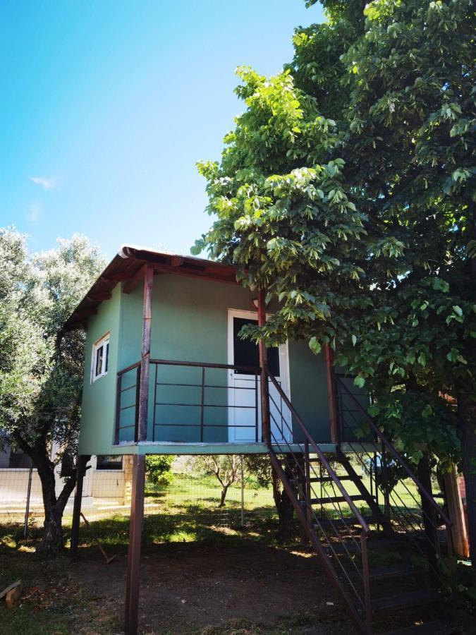 Rural Villa Private Pool, Bbq, Court ,20' Airport Nea Kallikrateia Dış mekan fotoğraf